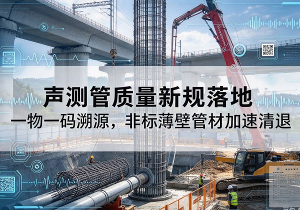 石林声测管质量新规落地，一物一码溯源，非标薄壁管材加速清退
